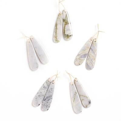 Natural Xiuyan Jade Pendants