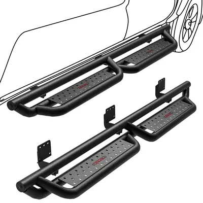 OEDRO Running Boards for 2019-2025 Dodge Ram 1500 Crew Cab New Body(NOT For Classic), Bolt-on Drop All-Steel Side Steps