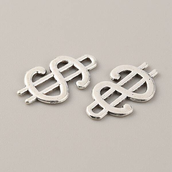 Money Theme Tibetan Style Alloy Pendants