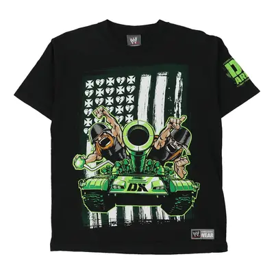 Age 13-14 Wwe Graphic T-Shirt - XL Black Cotton