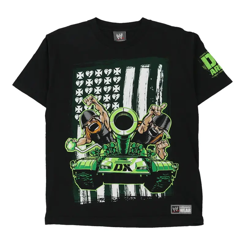 Age 13-14 Wwe Graphic T-Shirt - XL Black Cotton