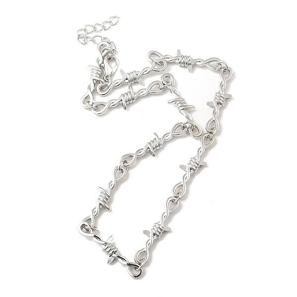 Alloy Thorns Link Chain Necklace
