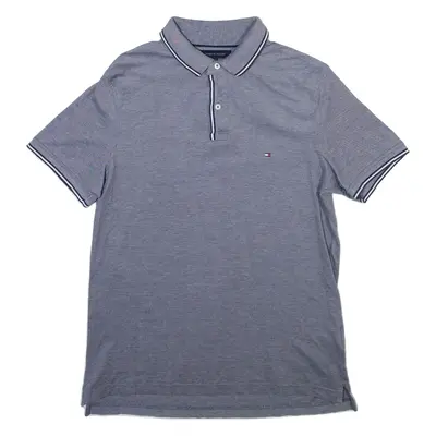 TOMMY HILFIGER Slim Fit Mens Polo Shirt Blue XL