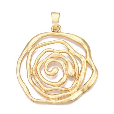 Rack Plating Alloy Big Pendants