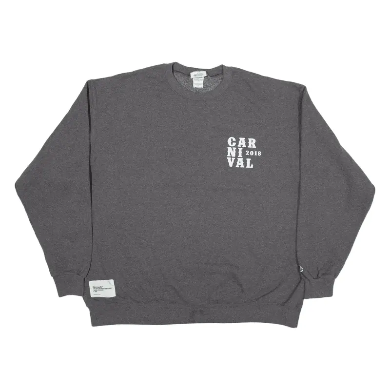 CHAMPION Carnival 2018 Sweatshirt Grey Mens 2XL