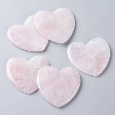 Natural Rose Quartz Cabochons
