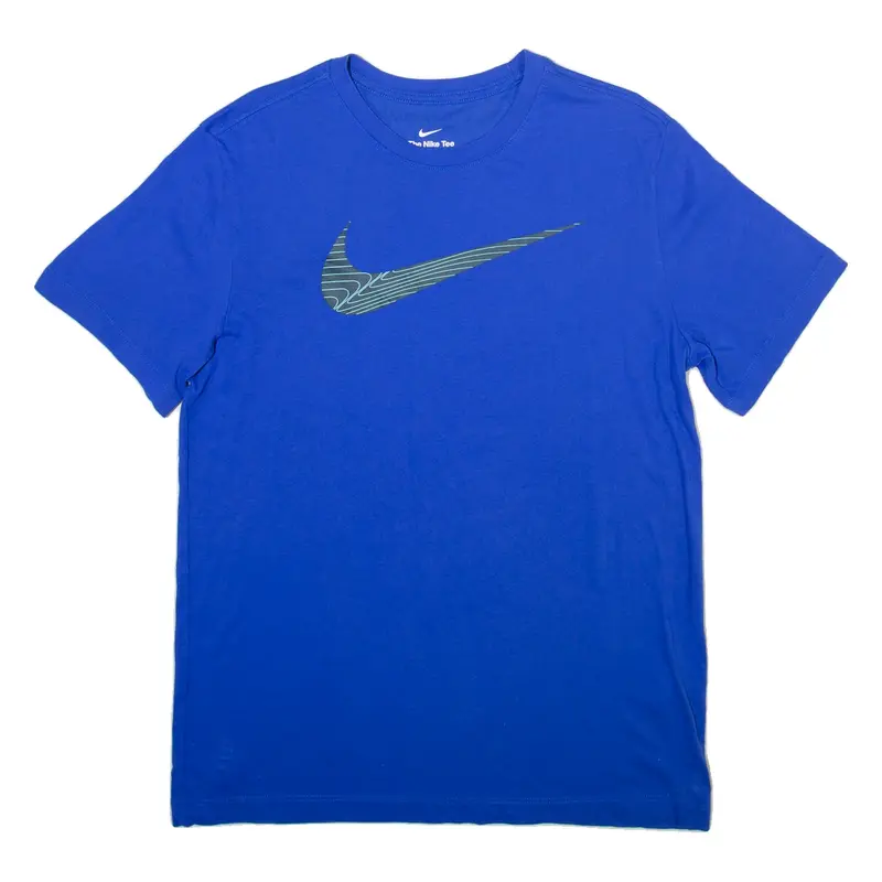 NIKE Mens T-Shirt Blue M
