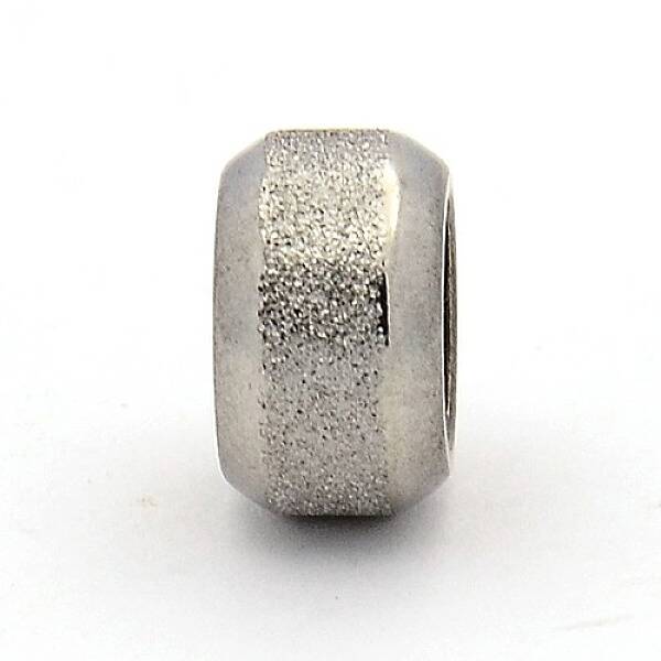 Tarnish Resistant Stainless Steel Textured Beads