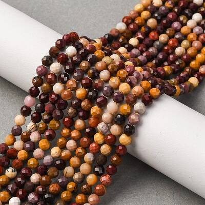 Natural Mookaite Beads Strands