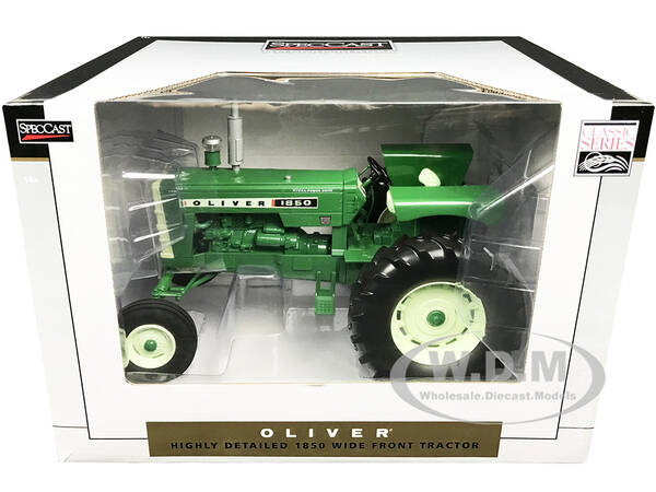 Oliver 1850 Wide Front Tractor Green \