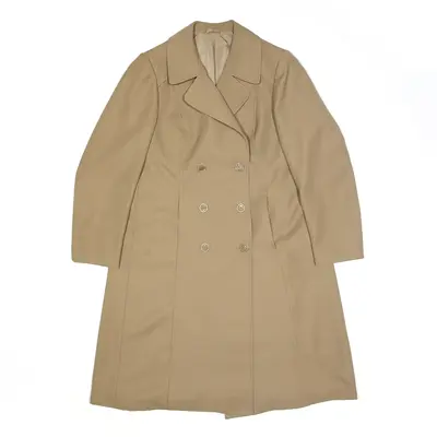CHEBY Trench Coat Beige Viscose 90s Womens M