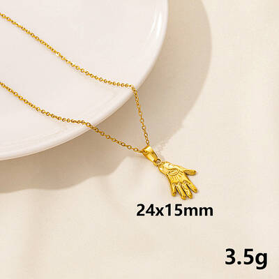 304 Stainless Steel Geometric Pendant Necklaces