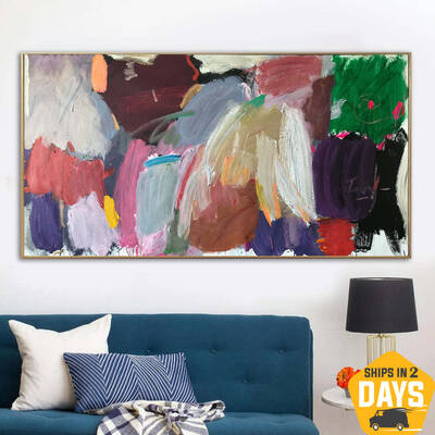 Original Abstract Colorful Paintings On Canvas Modern Vivid Art Textured Acrylic Oil Painting Unique Wall Art | MOOD 28.74&qu...