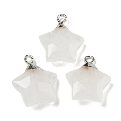 Natural Quartz Crystal Pendants