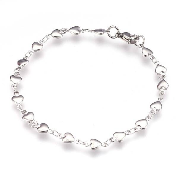 Tarnish Resistant 304 Stainless Steel Link Bracelets