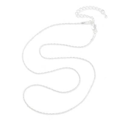Brass Column Link Chain Necklaces