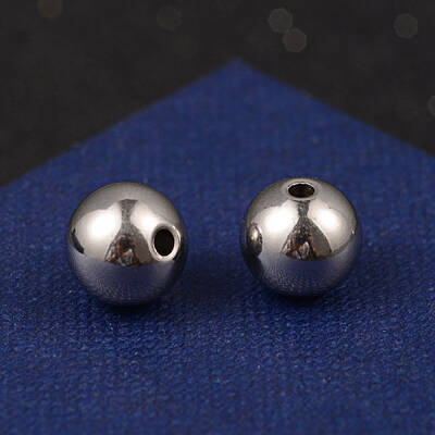 Tarnish Resistant Round 304 Stainless Steel Beads