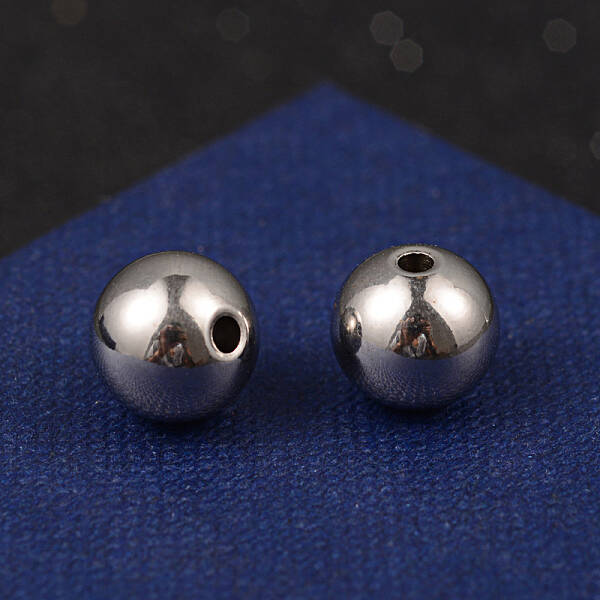Tarnish Resistant Round 304 Stainless Steel Beads