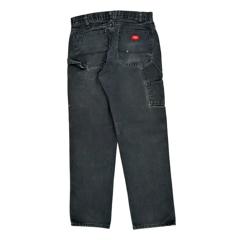 Dickies Carpenter Jeans - 34W 32L Black Cotton