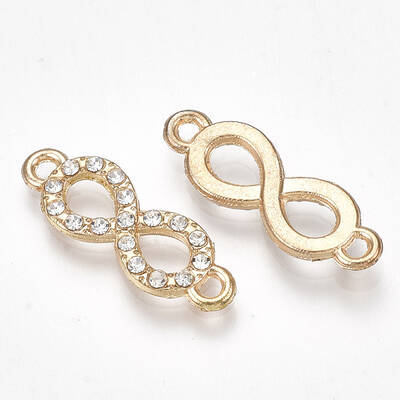 Alloy Rhinestone Links connectors