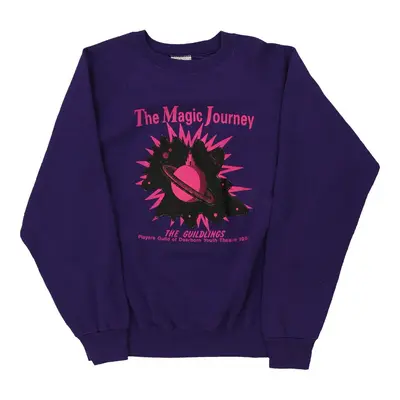 The Magic Journey Lee Sweatshirt - XL Purple Cotton Blend