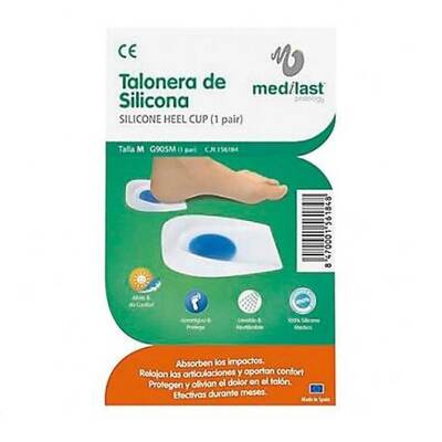 Silicone heel pad Medilast small 2 units