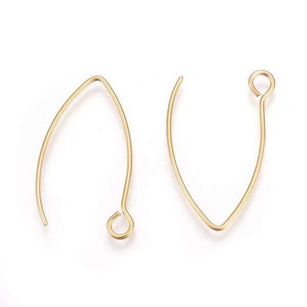 Ion Plating(IP) 304 Stainless Steel Earring Hooks