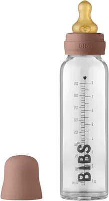 BIBS Baby Glass Bottle 225ml Woodchuck Baby Bottle 225ml