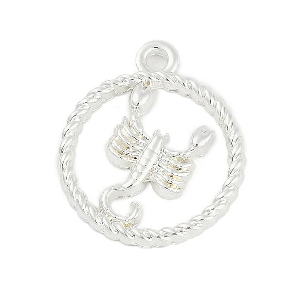 Twelve Constellations Alloy Pendants
