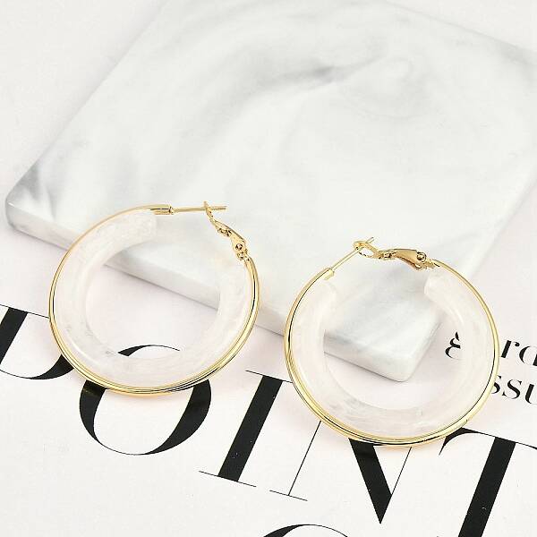 304 Stainless Steel Hoop Earrings For Women