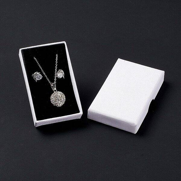 Paper with Sponge Mat Necklace Boxes