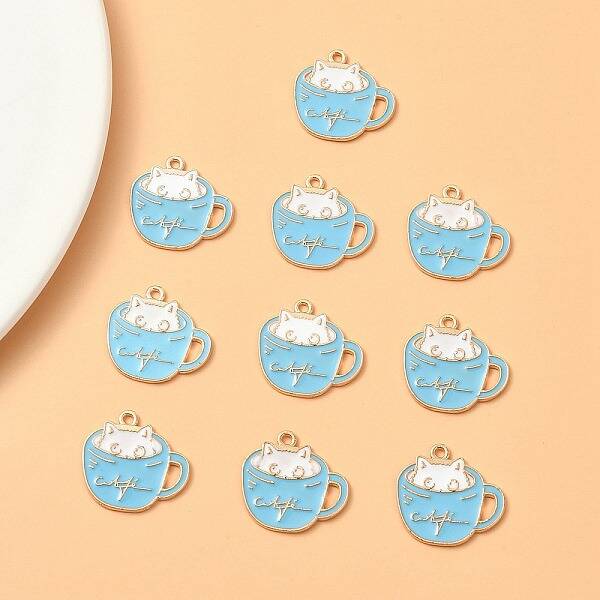 Alloy Enamel Pendants