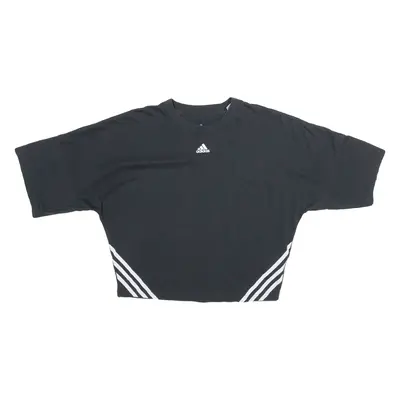 ADIDAS Womens T-Shirt Black M