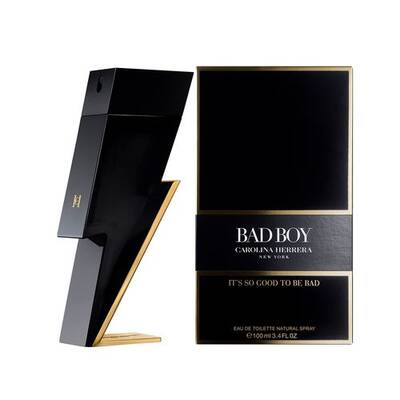 Carolina Herrera Bad Boy Cologne for Men - Eau de Toilette Spray 3.4 oz