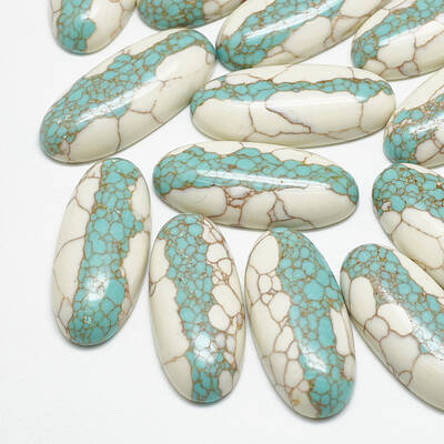 Synthetic Turquoise Cabochons