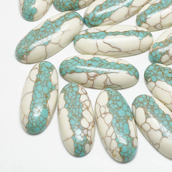 Synthetic Turquoise Cabochons