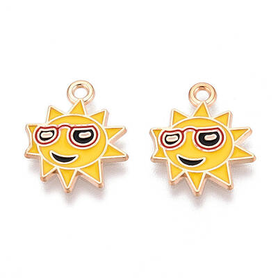 Alloy Enamel Pendants