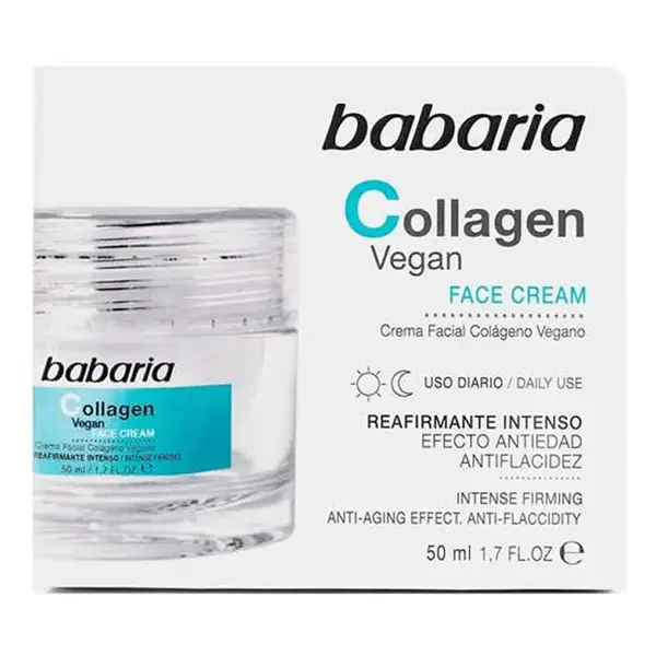 Crema viso vegana al collagene Babaria 50 ml