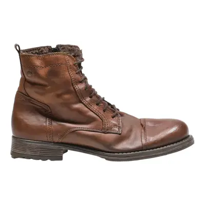 JACK & JONES Lace-Up Boots Brown Leather Mens UK 9