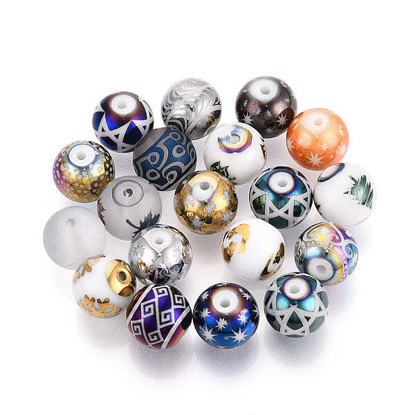 Electroplate Glass Beads