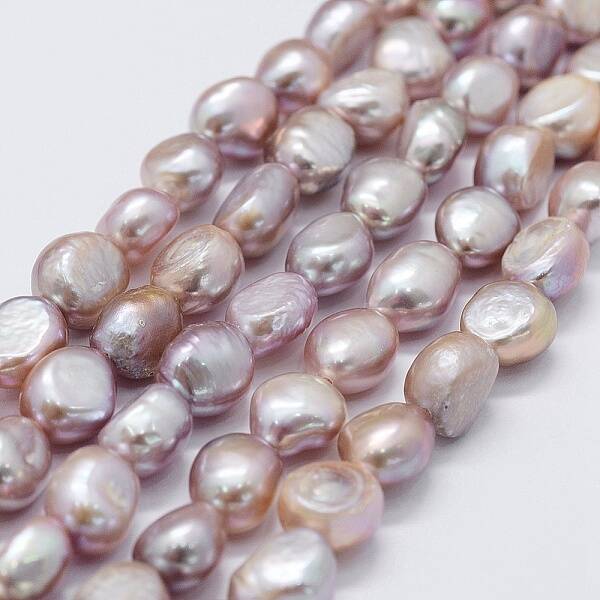 Natural Cultured Freshwater Pearl Beads Strands