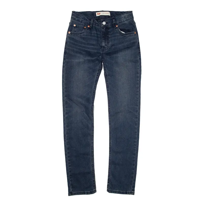 LEVI'S 510 Jeans Adjustable Waist Blue Denim Slim Skinny Boys W26 L29