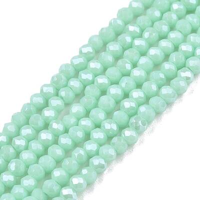 Electroplate Glass Beads Strands
