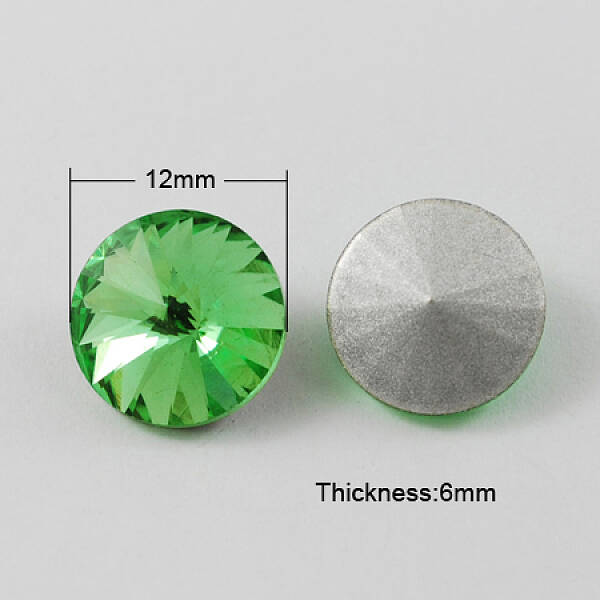 Glass Pointed Back Rhinestone