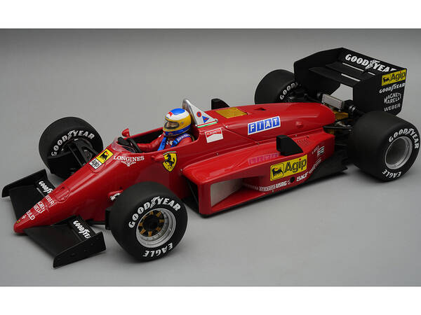 Ferrari 156-85 Michele Alboreto Formula One F1 Press Version (1985) with Driver Mythos Series Limited Edition to 30 pieces Wo...
