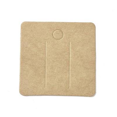 Square Paper Hair Clip Display Cards
