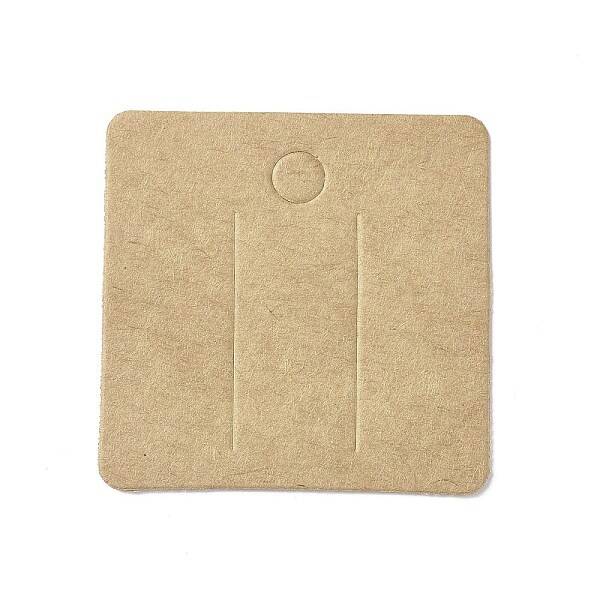 Square Paper Hair Clip Display Cards