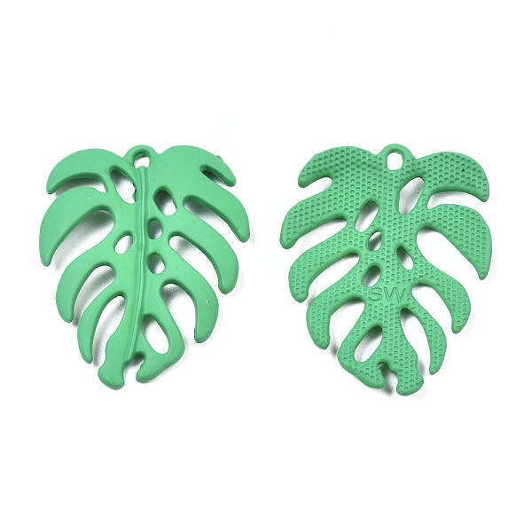 Spray Painted Alloy Pendants