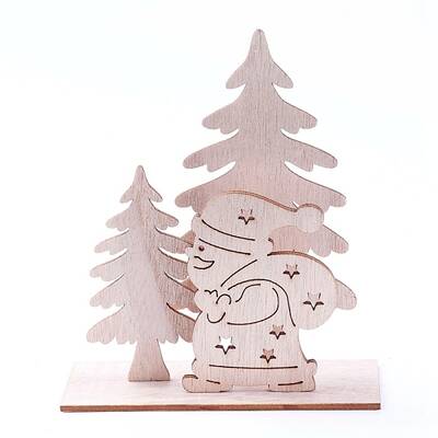 Undyed Platane Wood Home Display Decorations