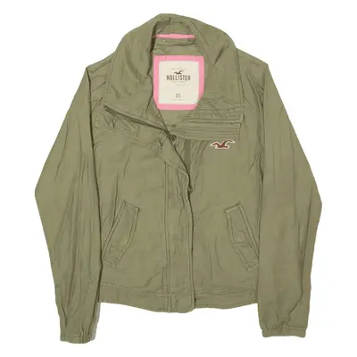HOLLISTER Khaki Jacket Green Womens XS